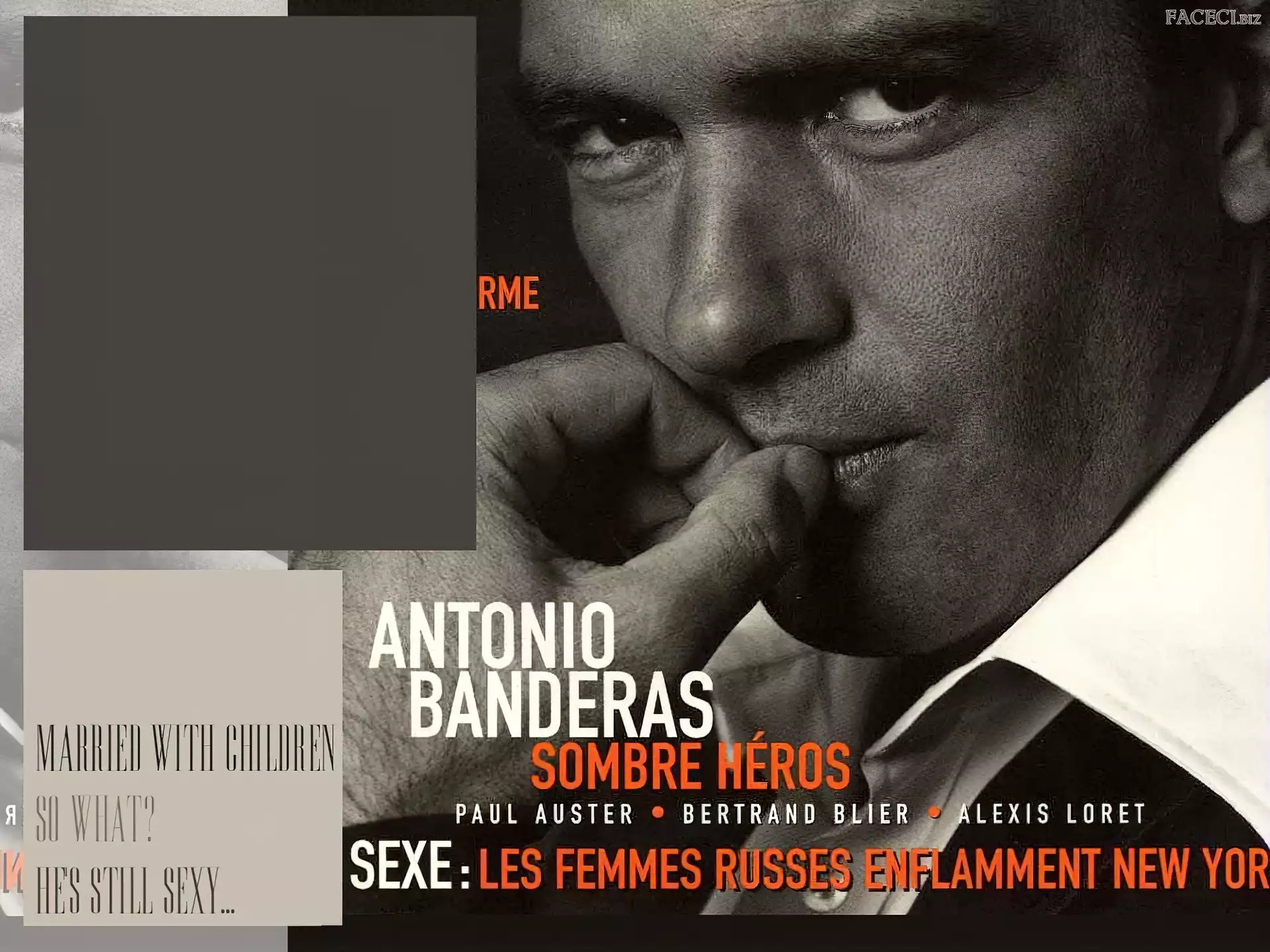 ręka, Antonio Banderas, głowa